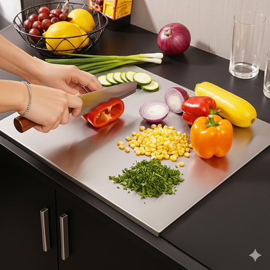 Stainless Steel Chopping Board | Hygienic & Rust-Free